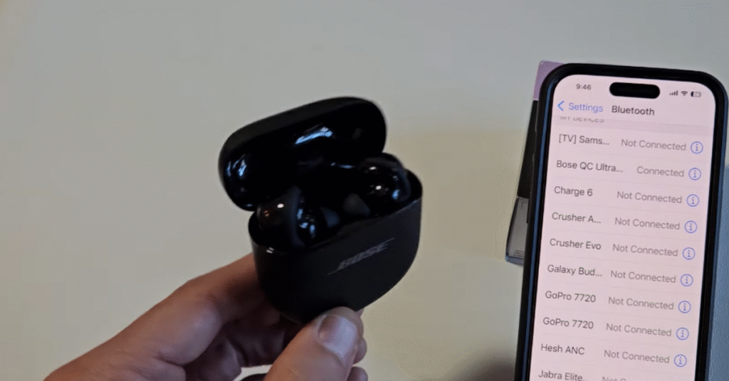 how to connect bose earbuds to iphone