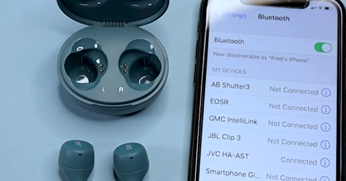 how to pair jvc earbuds